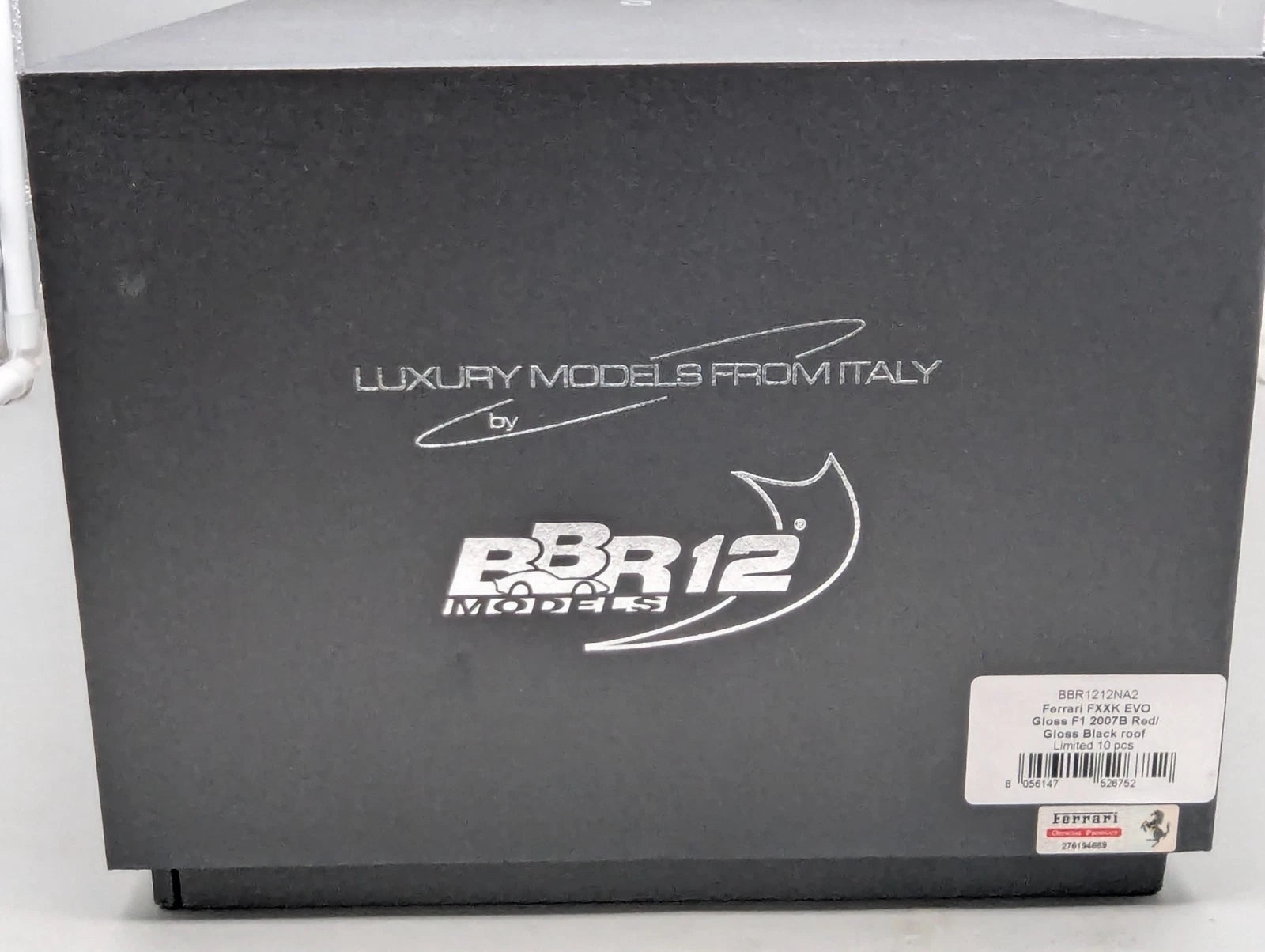 Modellautos 1:12 BBR Ferrari FXX-K EVO Gloss F1 2007B Red Ltd 00/10 Vitrine OVP
