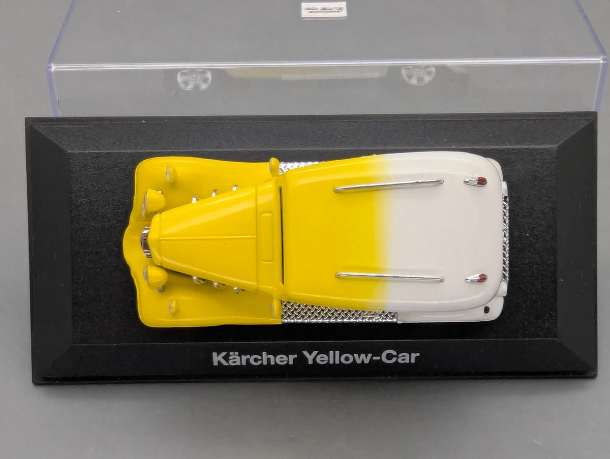 Modellautos 1:43 Minichamps Hot Rod Kärcher Yellow Car TV-Campaign mit OVP