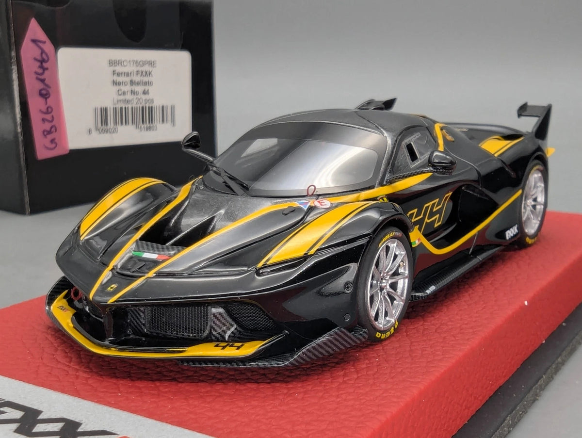 Modellautos 1:43 BBR Concept43 Ferrari FXX-K #44 Nero Stellato Ltd 13/20 OVP