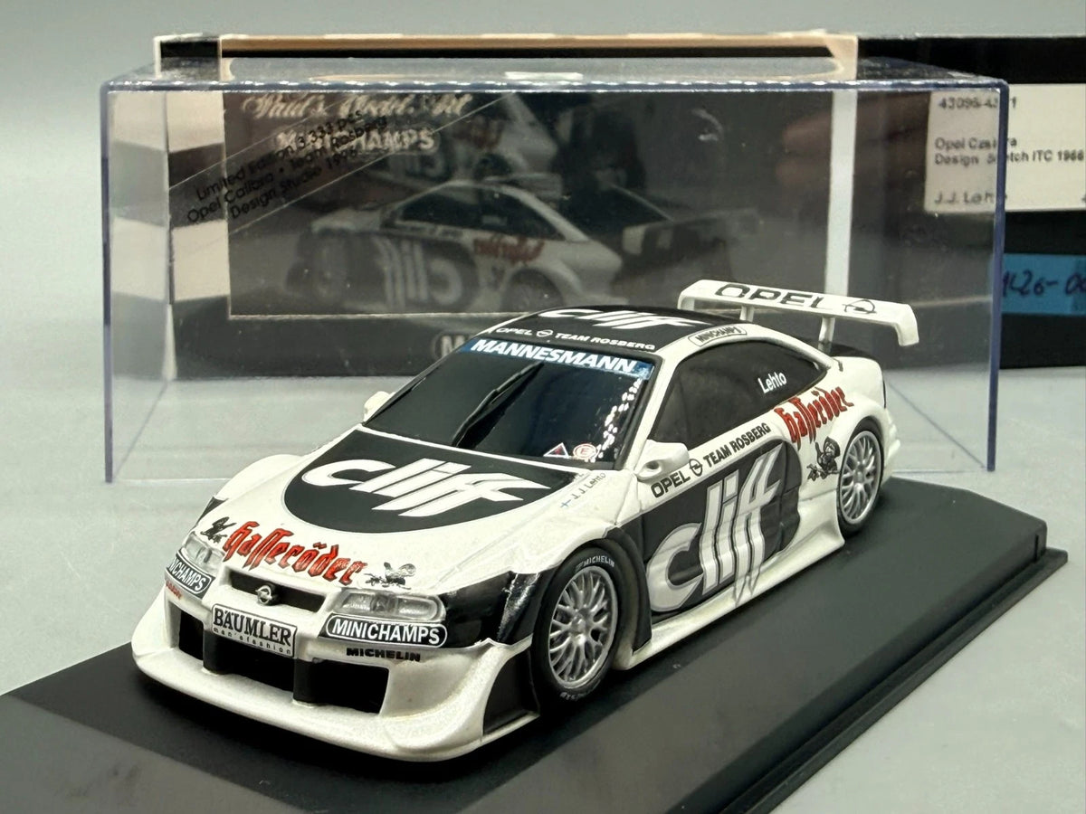 Modellautos 1:43 Minichamps Opel Calibra Team Rosberg 1996 mit OVP