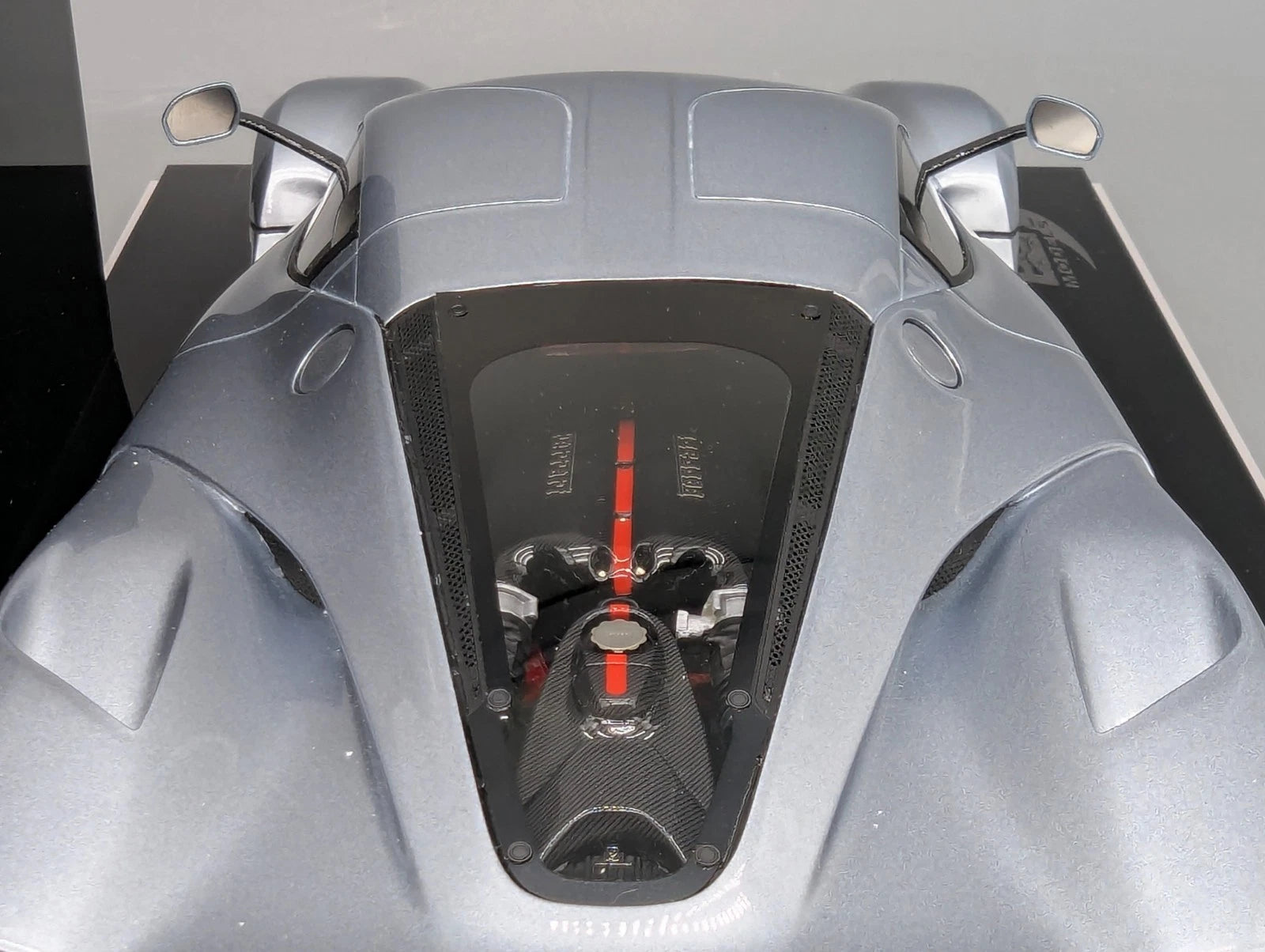 Modellautos 1:18 BBR Ferrari LaFerrari 2013 Silver Alloy Lt 03/10 OVP