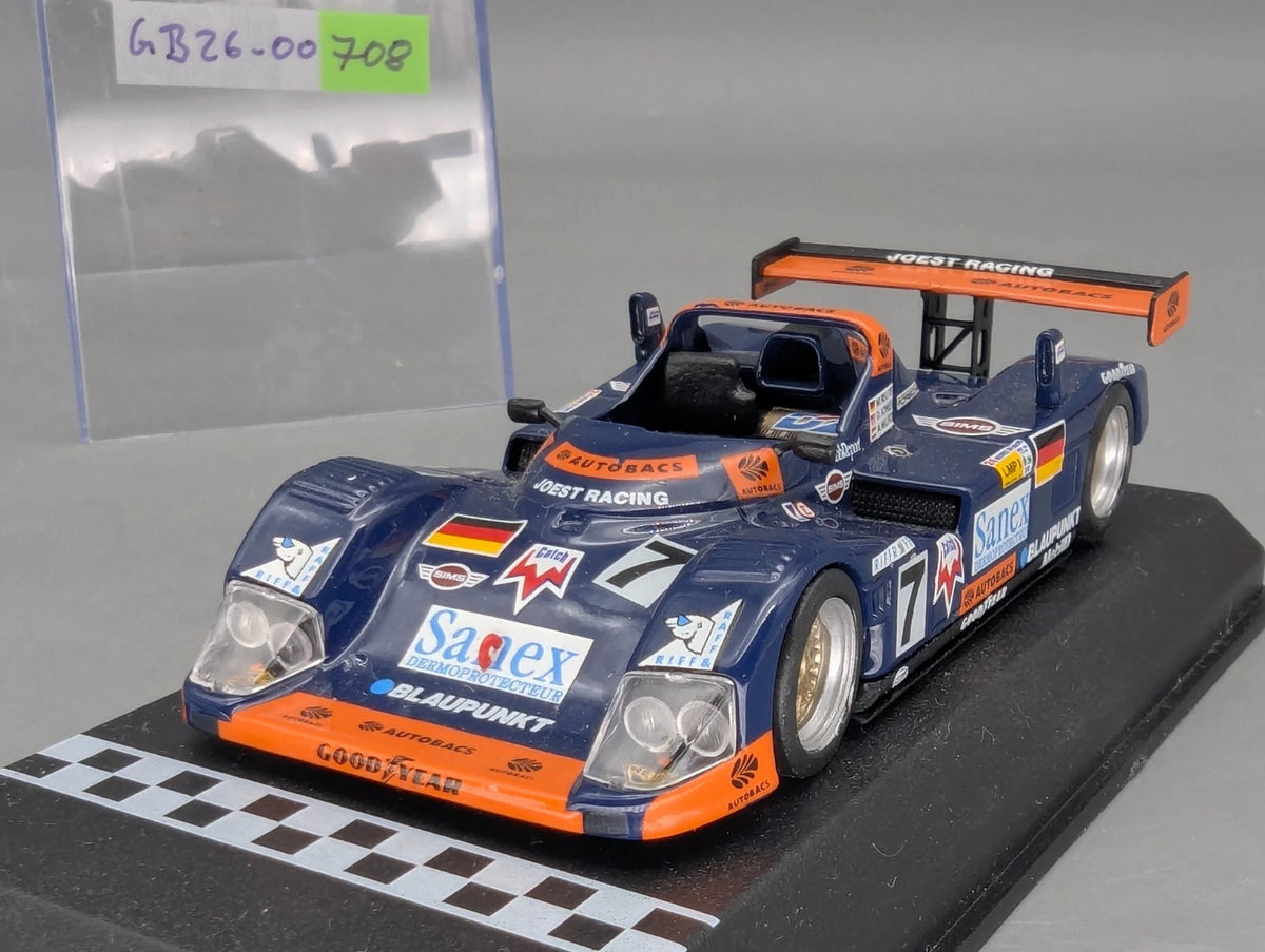 Modellautos 1:43 Trofeu Joest Porsche WSC 1997 #7 Reuter und Andere mit Vitrine