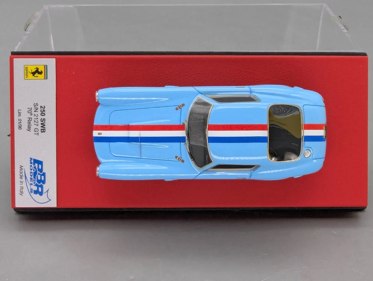 Modellautos 1:43 BBR Ferrari 250 SWB 70th Anniv. 2017 S/N 2127 GT 01/30 OVP