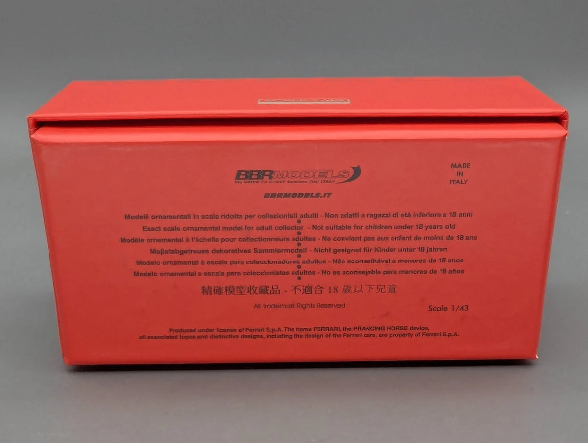 Modellautos 1:43 BBR Ferrari 250 GT Pininfarina Coupe S/N 2017 GT 10/10 mit OVP