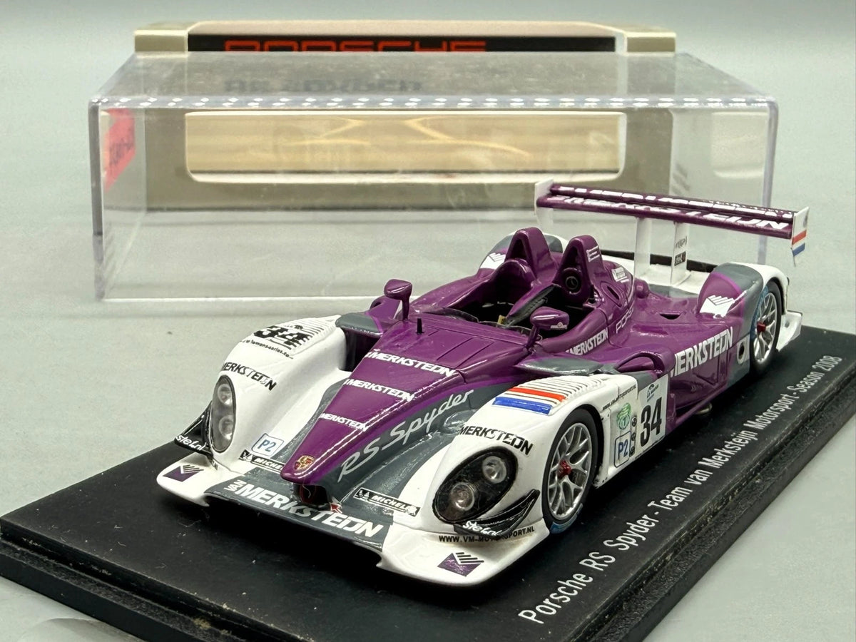 Modellautos 1:43 Spark Porsche RS Spyder Team van Merksteijn Motorsport mit OVP