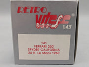 Modellautos 1:43 Vitesse Ferrari 250 Spyder California 24h Le Mans 1960 #20 OVP