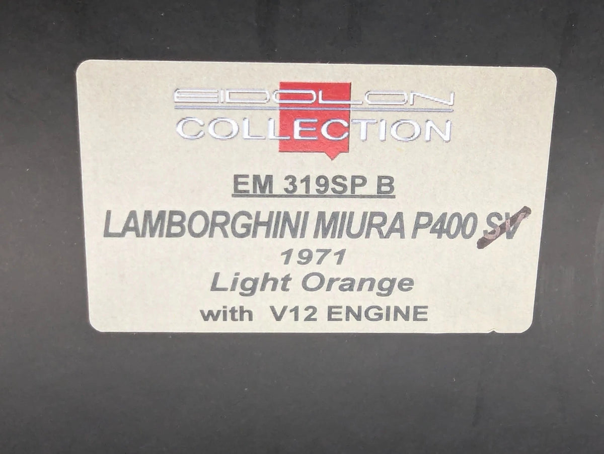 Eidolon Make Up 1:43 Lamborghini Miura P400 1967 Red Engine Set mit OVP