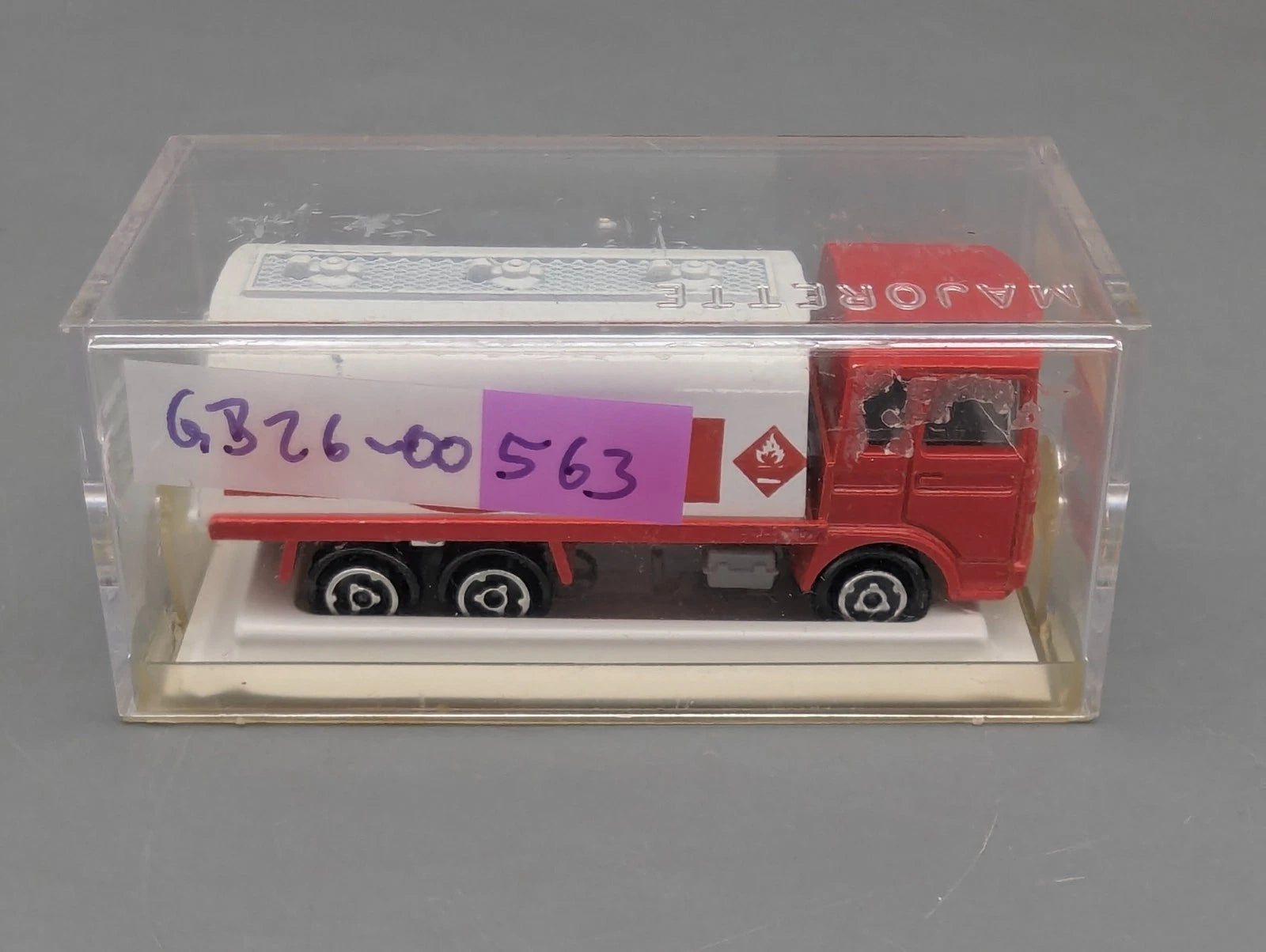 LKW Modell 1:100 Majorette 245 DAF Citerne Esso Tankwagen mit Vitrine