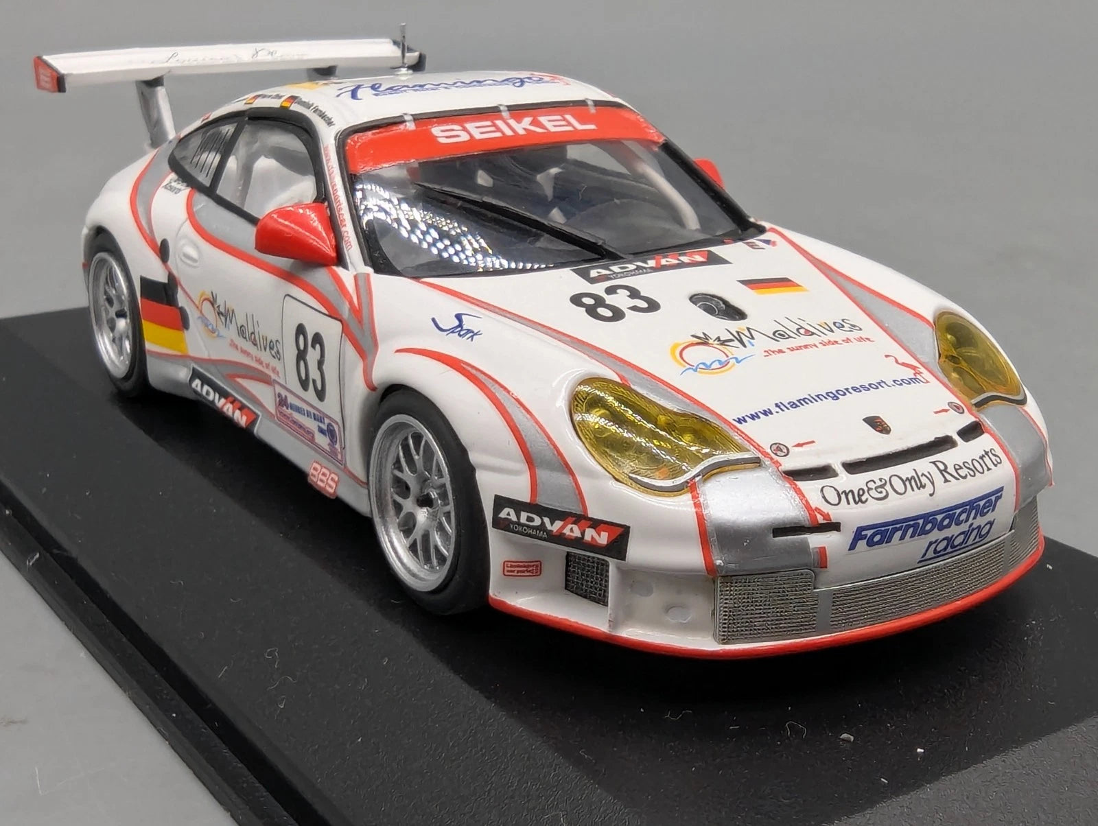 Modellautos 1:43 Minichamps Porsche 911 996 GT3 RSR 2. LeMans GT2 2006 #83 OVP