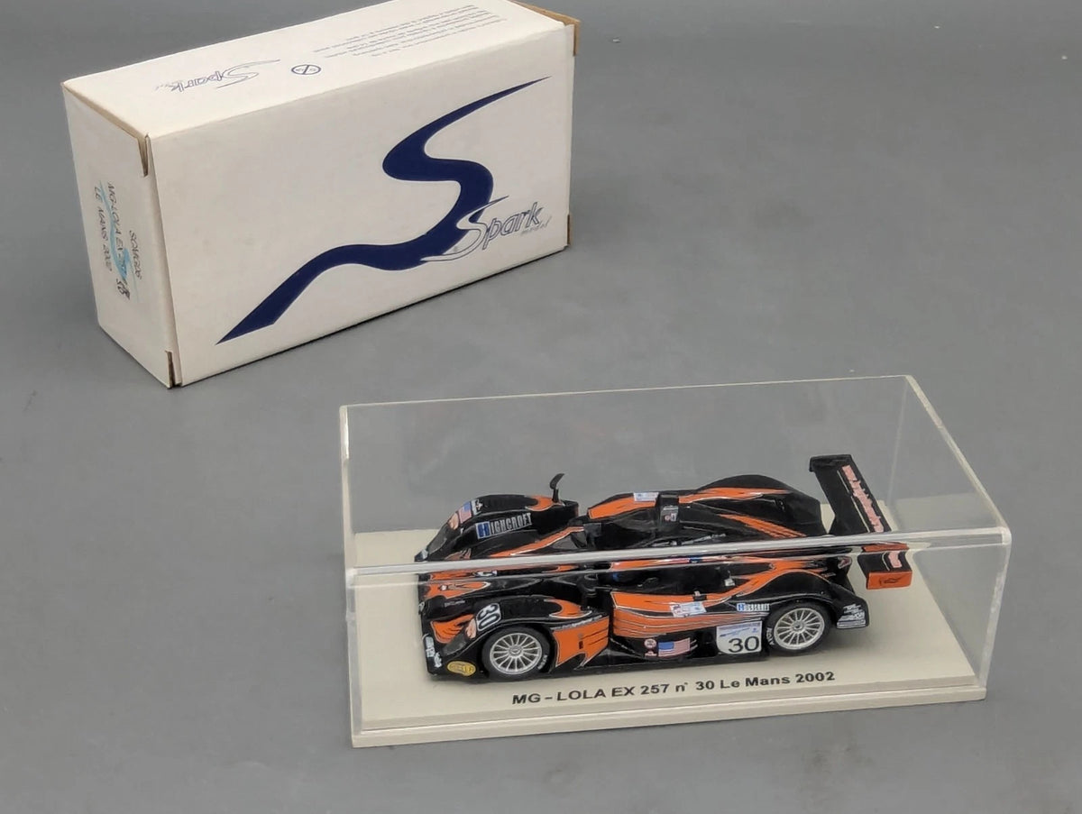 Modellautos 1:43 Spark MG Lola EX 257 24h Le Mans 2002 #30 mit OVP