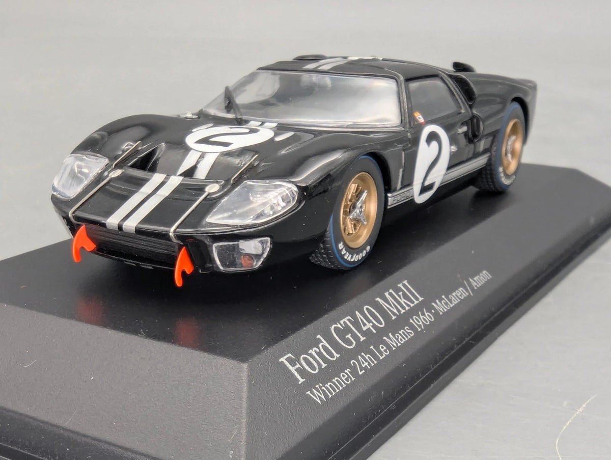 Modellautos 1:43 Minichamps Ford GT40 MkII Winner 24h Le Mans 1966 #2 mit OVP