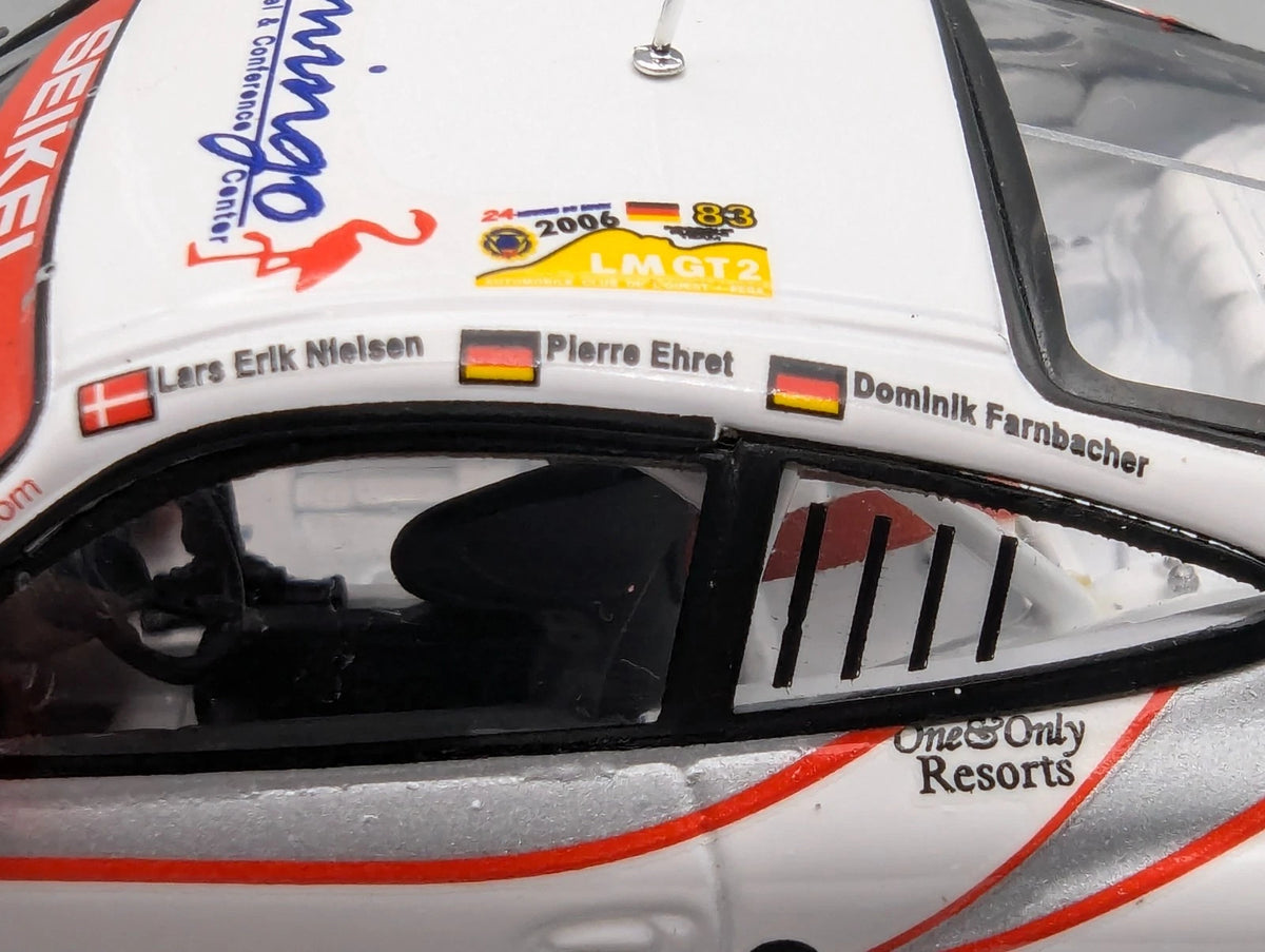 Modellautos 1:43 Minichamps Porsche 911 996 GT3 RSR 2. LeMans GT2 2006 #83 OVP