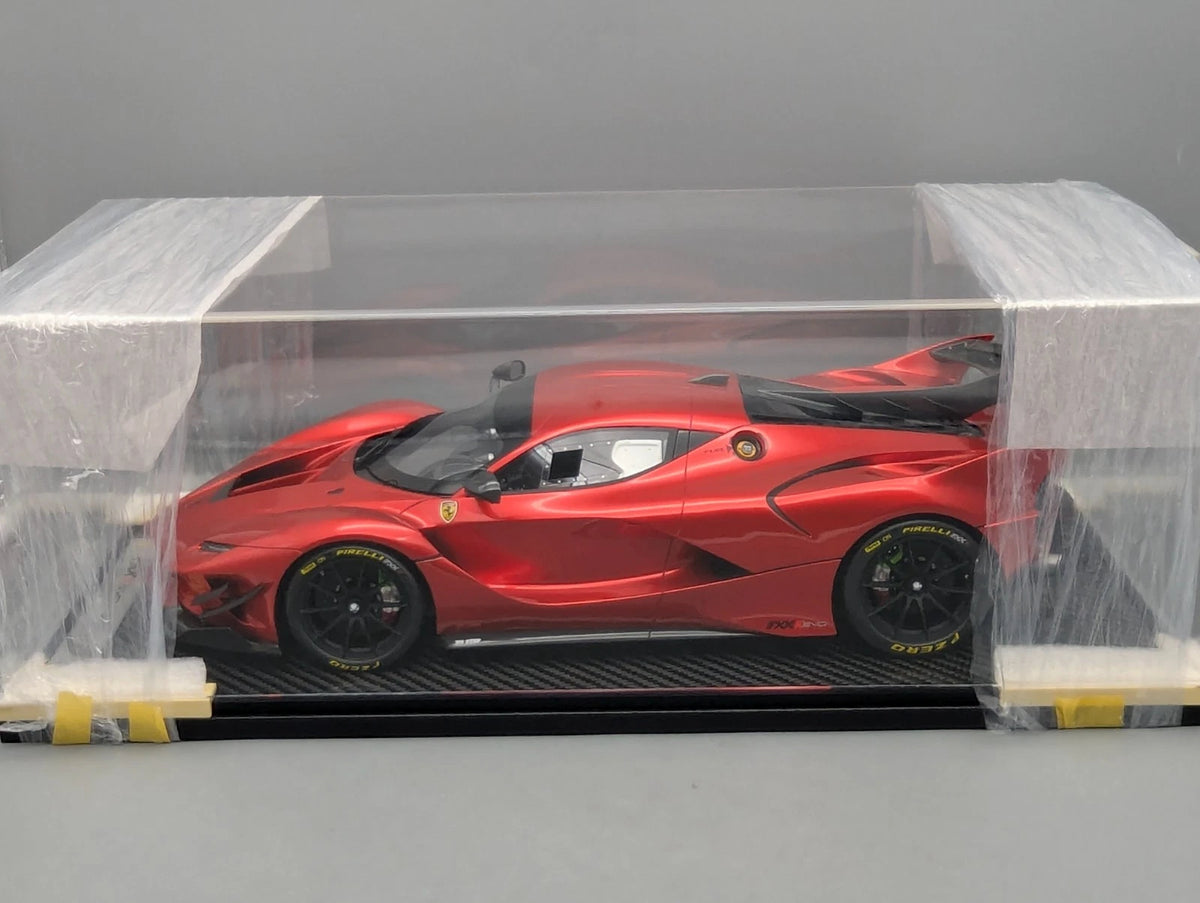 Modellautos 1:12 BBR Ferrari FXX-K EVO Gloss F1 2007B Red Ltd 00/10 Vitrine OVP