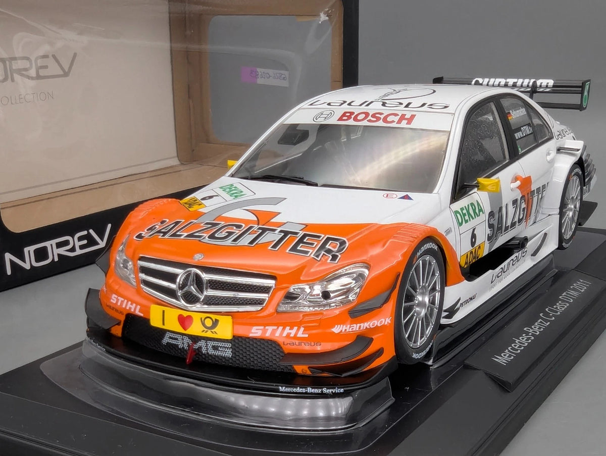 Modellautos 1:18 Norev Mercedes-Benz C-Class DTM 2011 #6 R. Schumacher mit OVP