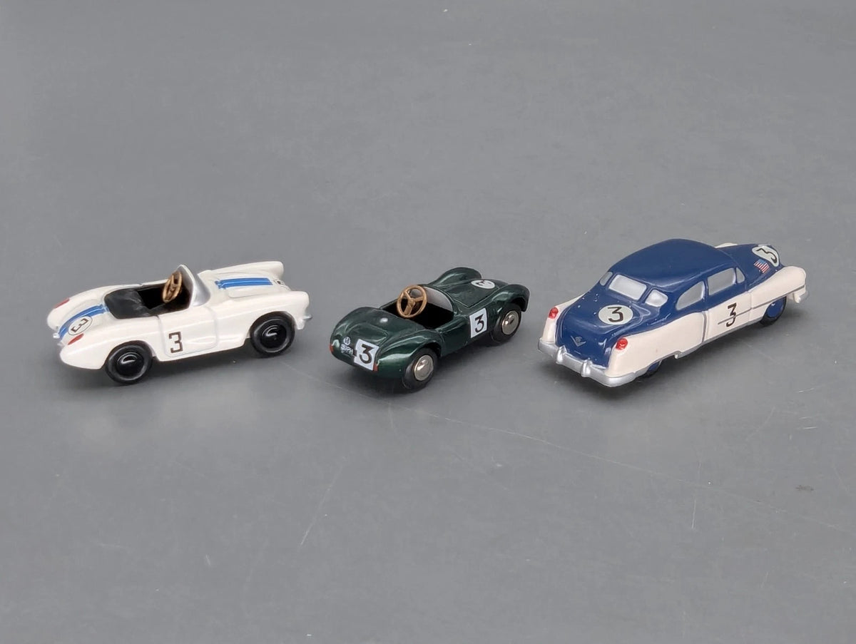 Modellautos 1:90 Schuco Piccolo 3-tlg Set Motor Klassik Sportwagen Legenden OVP