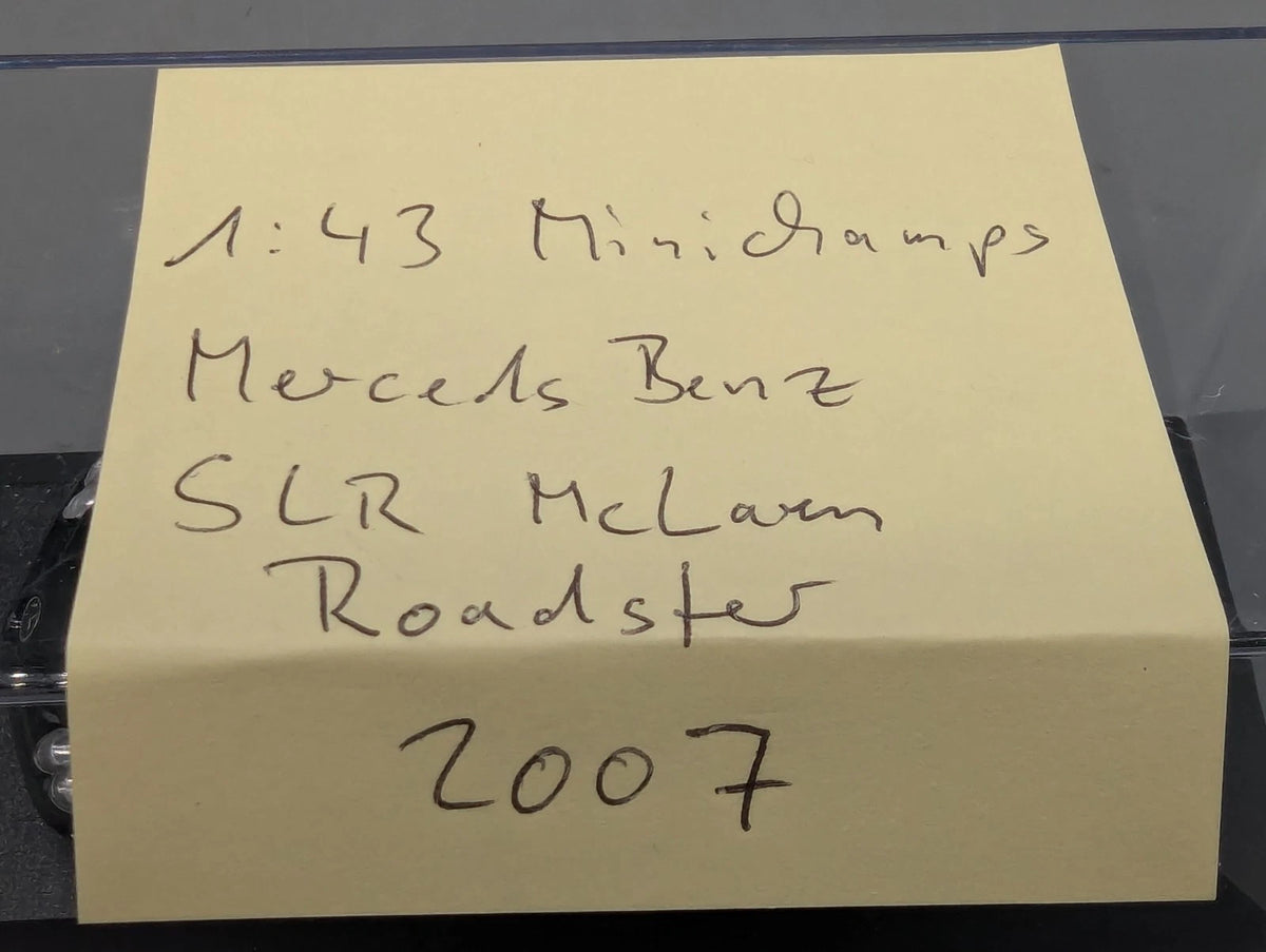 Modellautos 1:43 Minichamps Mercedes Benz SLR McLaren Roadster 2007 mit OVP