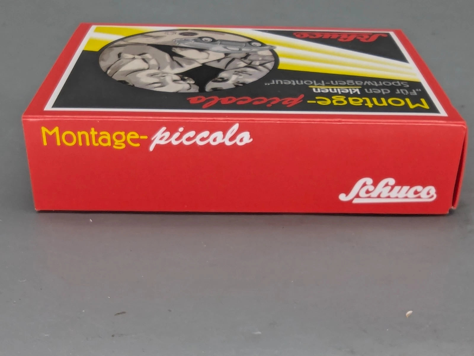 Modellautos 1:90 Schuco Montage Piccolo Porsche 356 Sportwagen Rot mit OVP