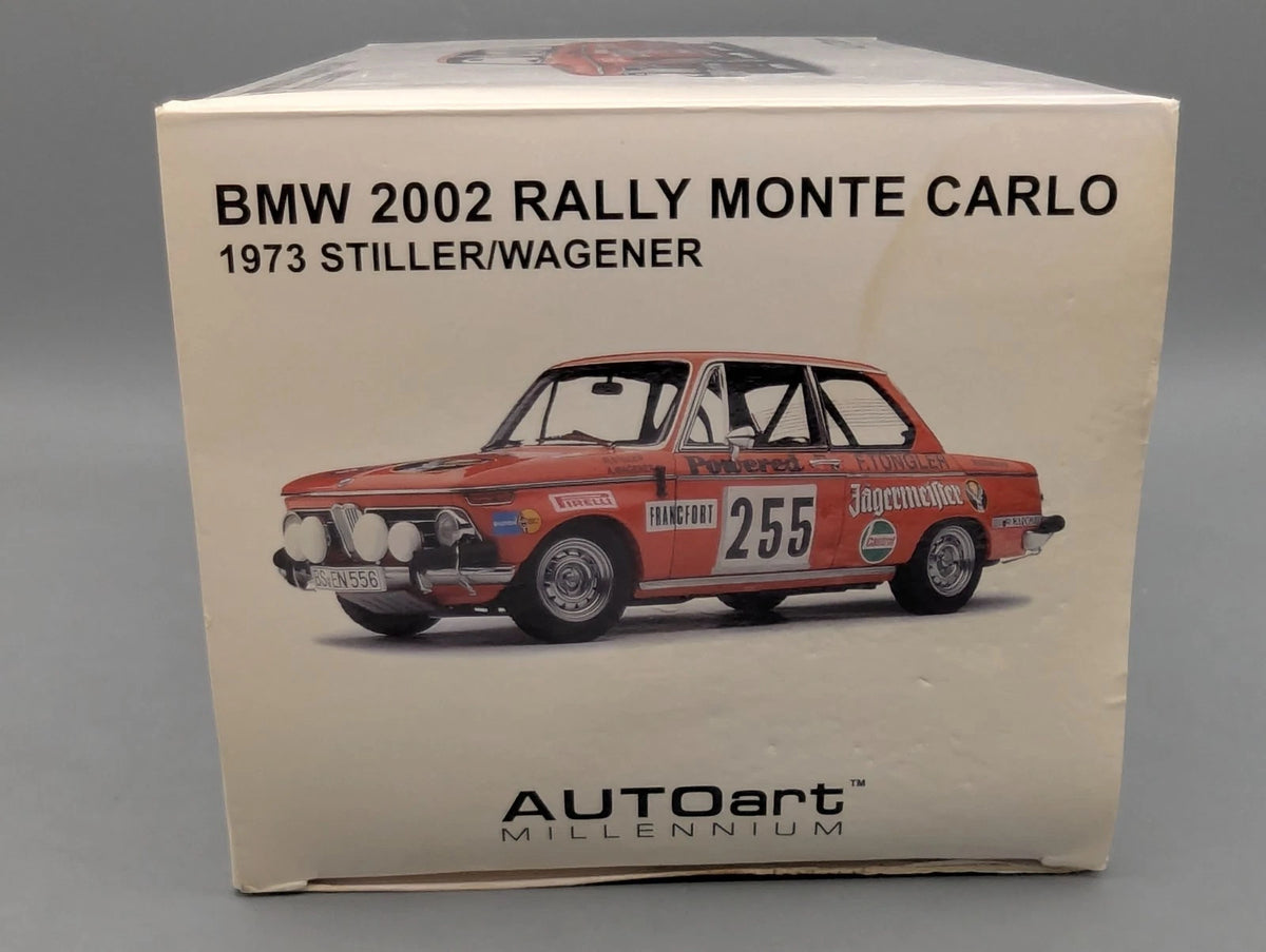 Modellautos 1:18 AUTOart Millenium BMW 2002 RMC 1973 #255 Stiller Wagener OVP