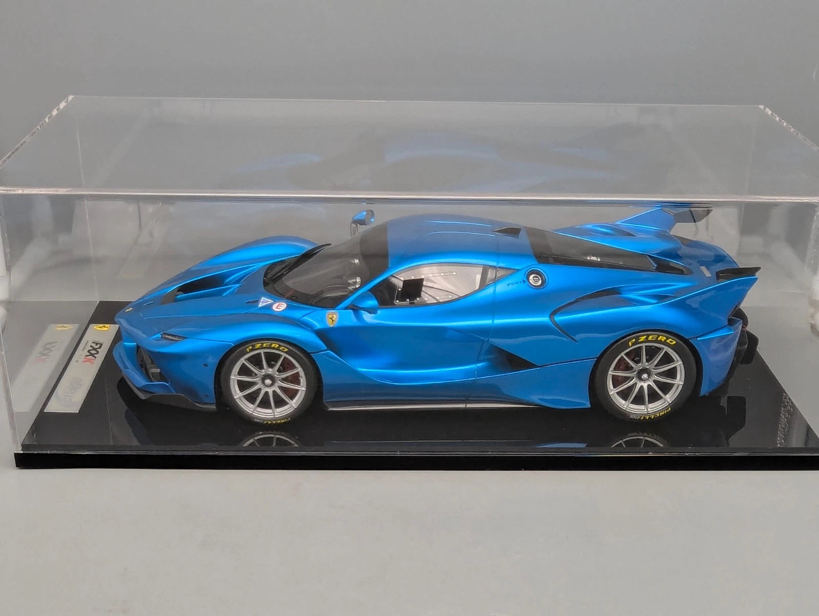 Modellautos 1:12 BBR Ferrari FXX-K 2014 Gloss Blue Emperor UNIKAT Ltd 01/01 OVP