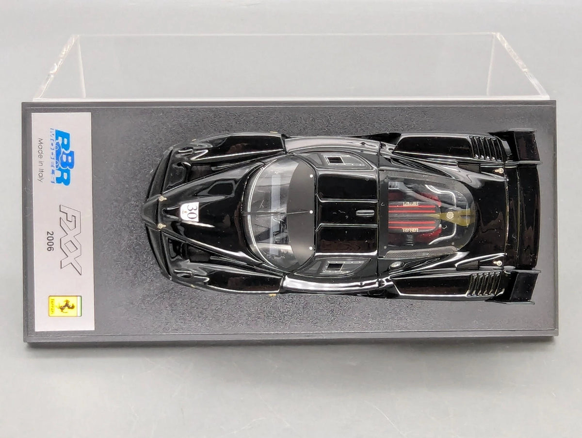 Modellautos 1:43 BBR Ferrari FXX  2006 Black #30 M. Schumacher mit Vitrine + OVP