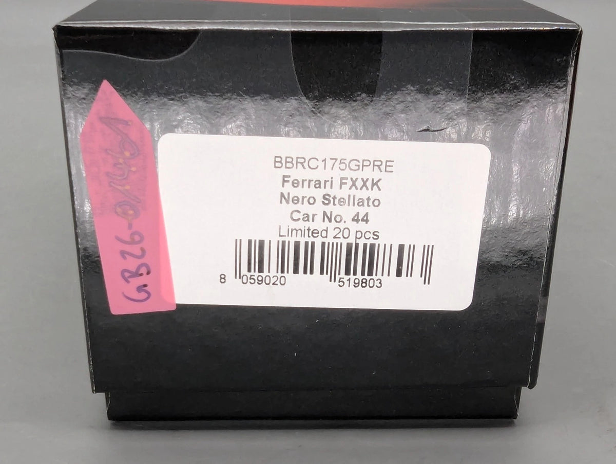 Modellautos 1:43 BBR Concept43 Ferrari FXX-K #44 Nero Stellato Ltd 13/20 OVP