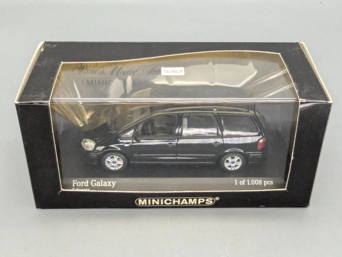 Modellautos 1:43 Minichamps Ford Galaxy Schwarz 2000 nicht 1995 mit OVP