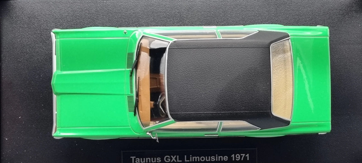 Modellautos 1:18 KK Scale Ford Taunus GXL Limousine 1971 grün OVP