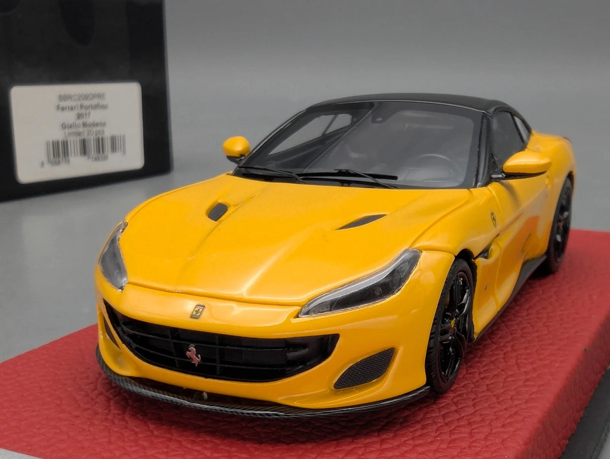 Modellautos 1:43 BBR Concept43 Ferrari Portofino 2017 Giallo Modena 07/20 OVP