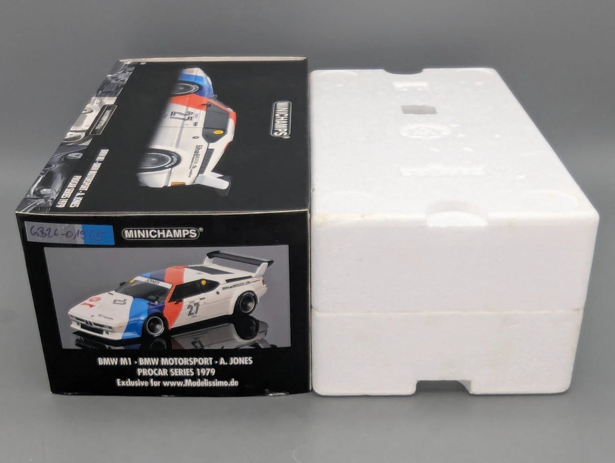 Modellautos 1:18 Minichamps BMW M1 Procar Series 1979 #27 O. Jones mit OVP