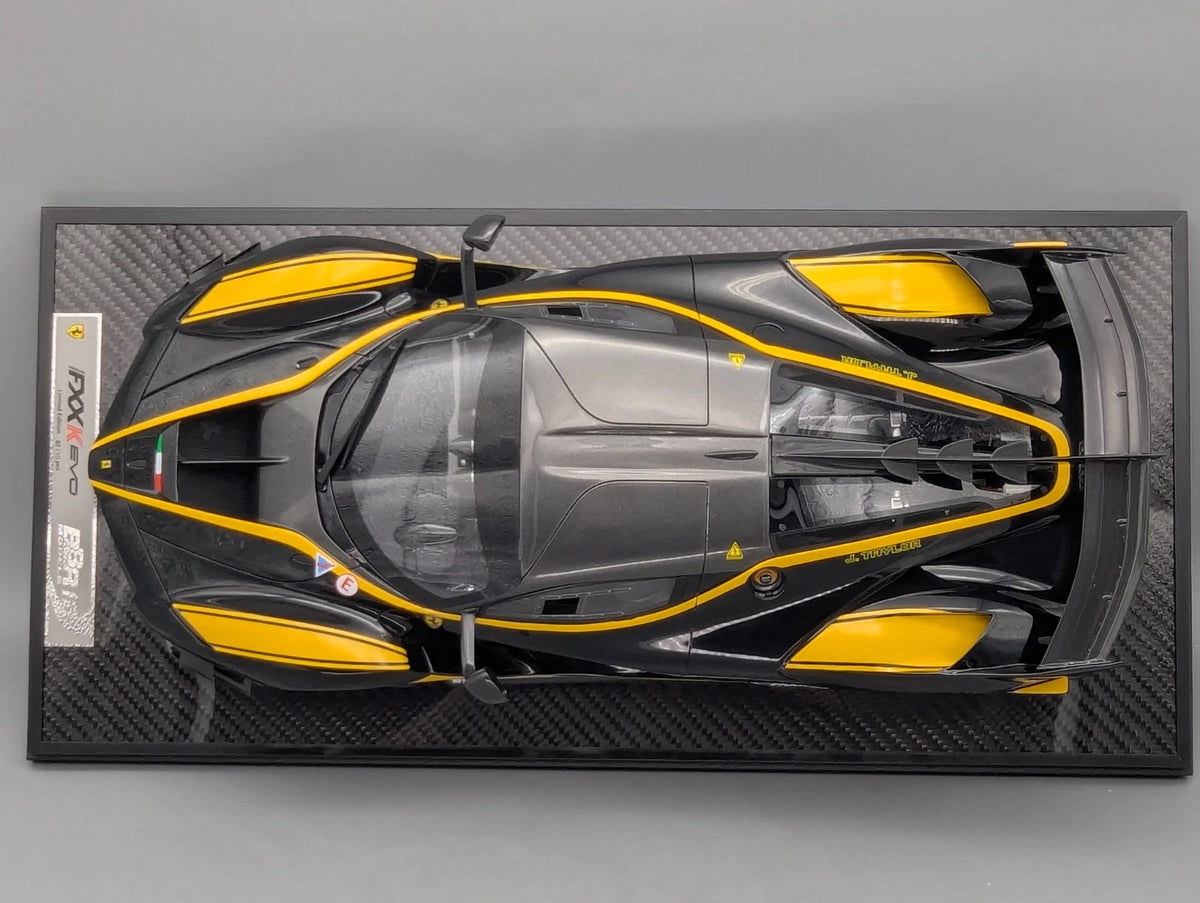 Modellautos 1:12 BBR Ferrari FXX-K EVO Nero Stellato Car #44 Ltd 07/10 OVP