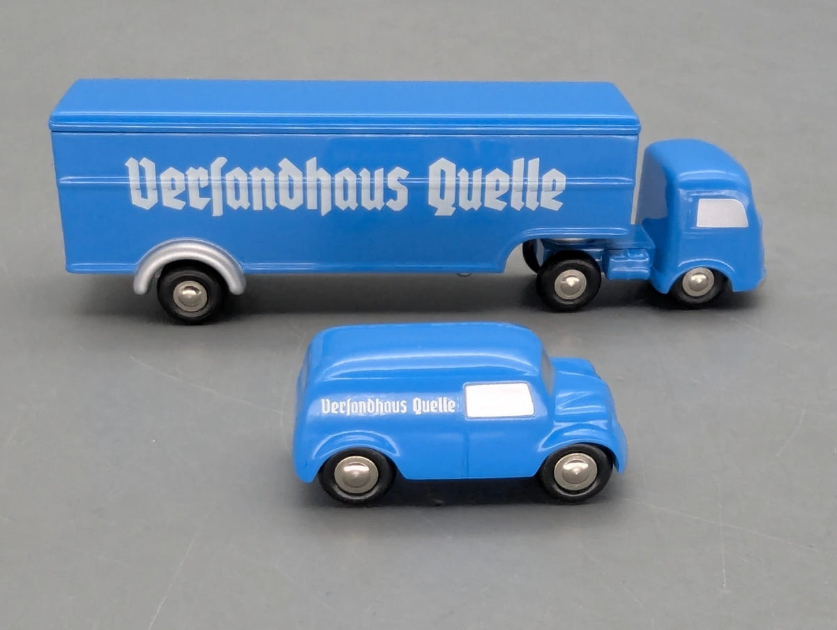 Modellautos 1:90 Schuco Piccolo-Set 2001 Versandhaus Quelle 2-teilig mit OVP