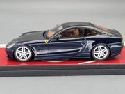Modellautos 1:43 BBR Ferrari 612 Scaglietti Sessanta 2007 Blau und Grau mit OVP