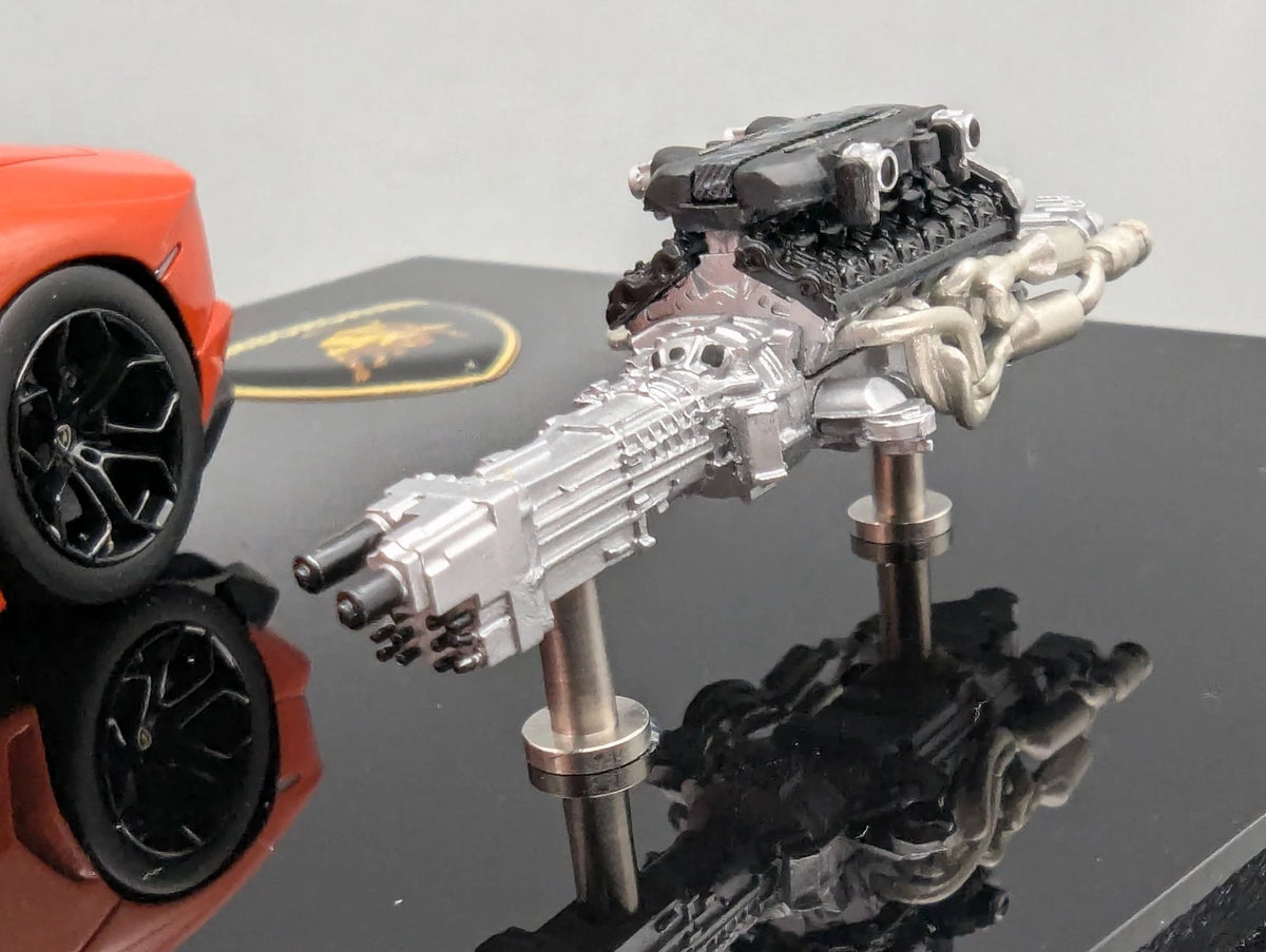 Eidolon Make Up 1:43 Lamborghini Aventador LP700-4 2011 Engine Set Arancio OVP