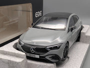 Modellautos 1:18 NZG Mercedes Benz EQE Alpin Grau Uni mit Dealer OVP