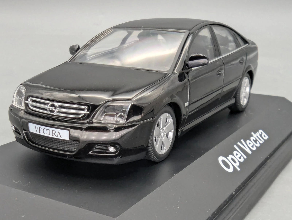 Modellautos 1:43 Schuco Opel Vectra GTS Schwarz mit Dealer OVP