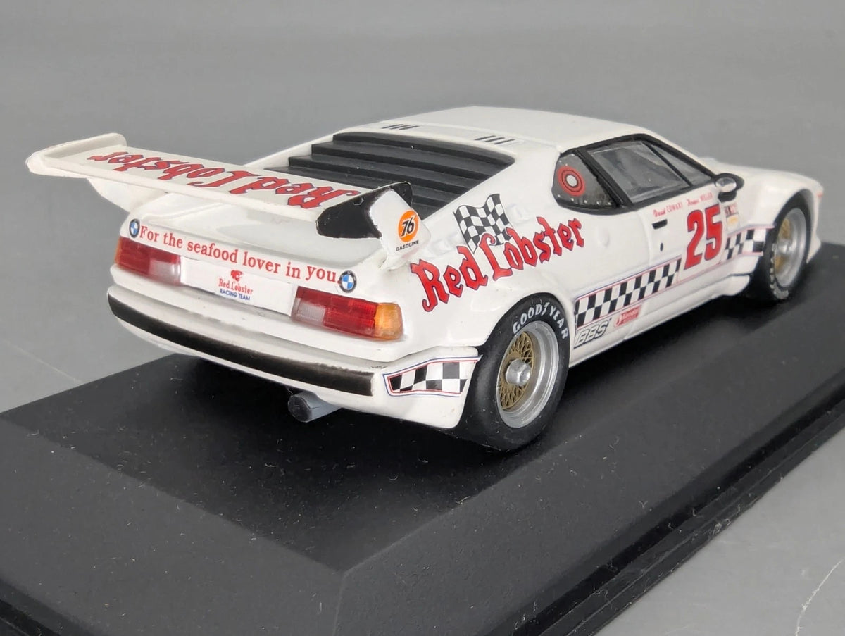 Modellautos 1:43 Minichamps BMW M1 IMSA Red Lobster 1981 1st GTO #25 mit OVP