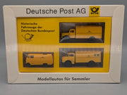 LKW Modell H0 1:87 Brekina Serie 5 Historische Post Fahrzeuge DBP 3-tlg Set OVP