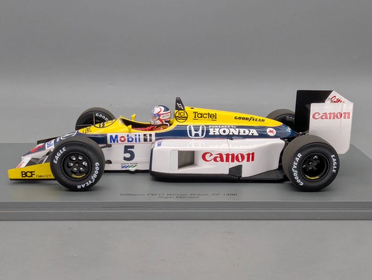 Modellautos 1:18 Spark Williams FW11 WINNER British GP 1986 #5 Nigel Mansell OVP