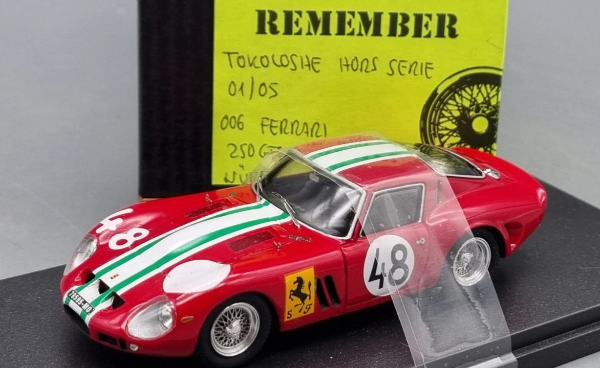 Modellautos 1:43 Remember Ferrari 250 GTO 3809GT #48 Tokoloshe Hors Ltd 1/5 OVP