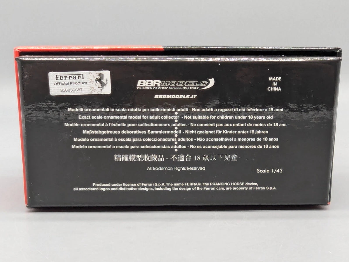 Modellautos 1:43 BBR Concept43 Ferrari 296 GTB Fiorano Limitiert 09/20 mit OVP