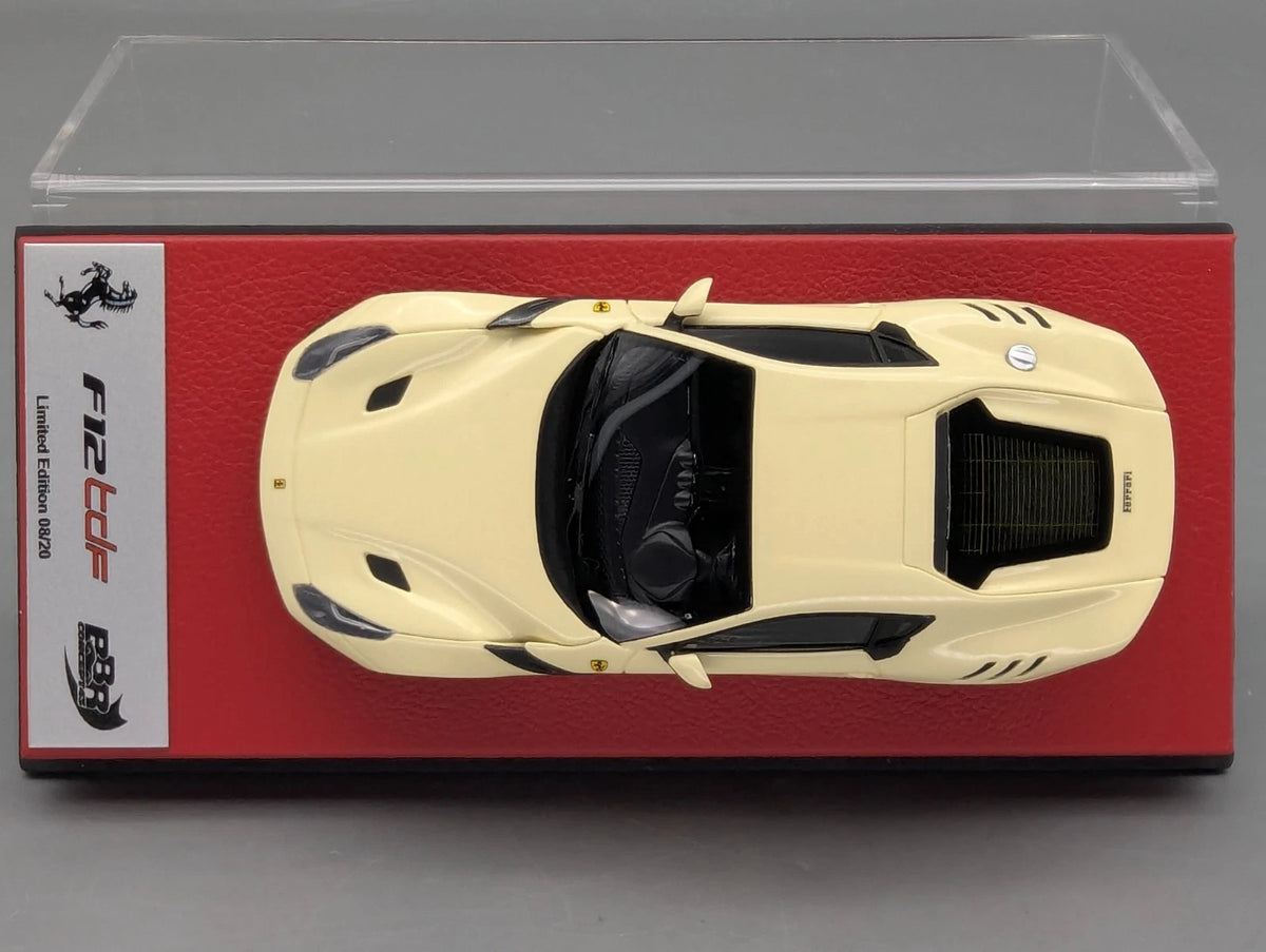 Modellautos 1:43 BBR Concept43 Ferrari F12 TDF Avorio Gloss 08/20 in OVP