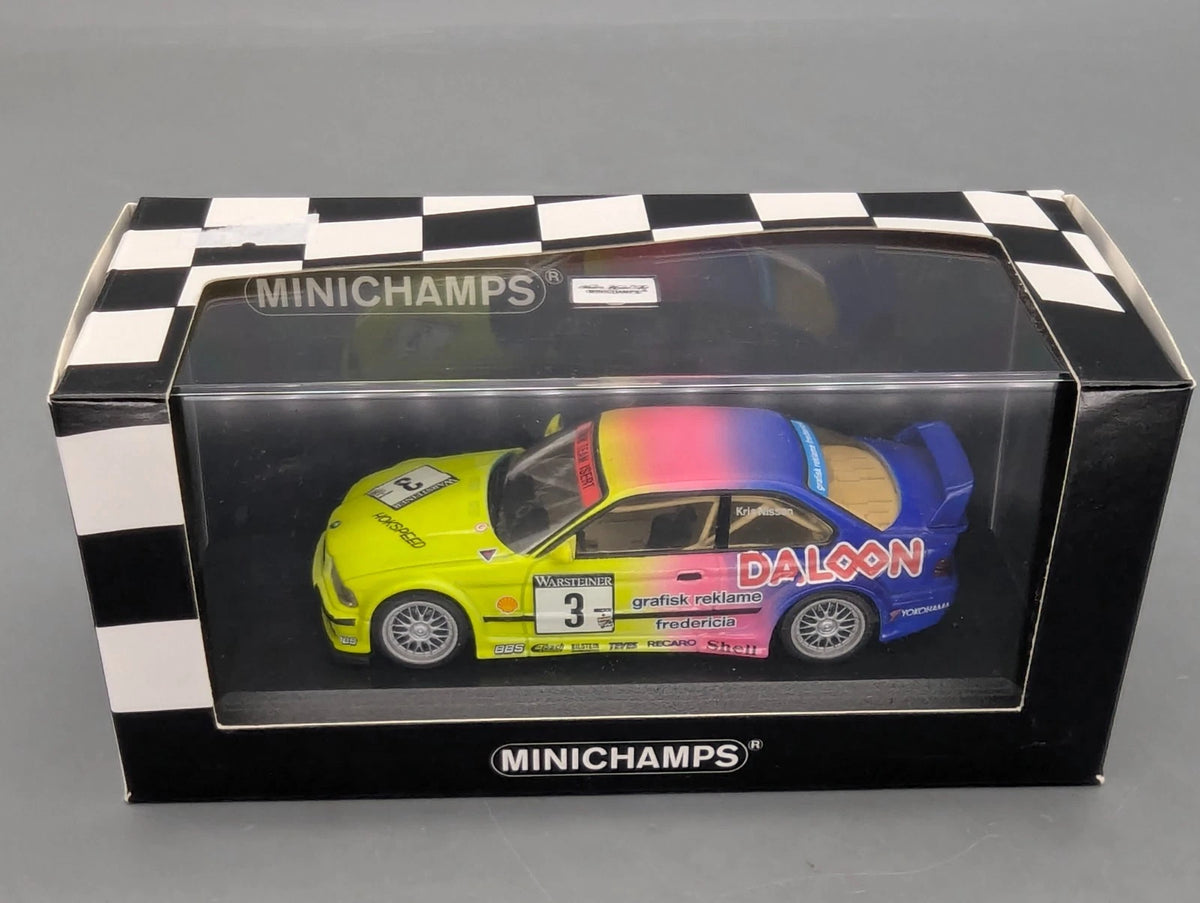 Modellautos 1:43 Minichamps BMW E36 M3 Gruppe A DTC 1995 #3 K. Nissen mit OVP