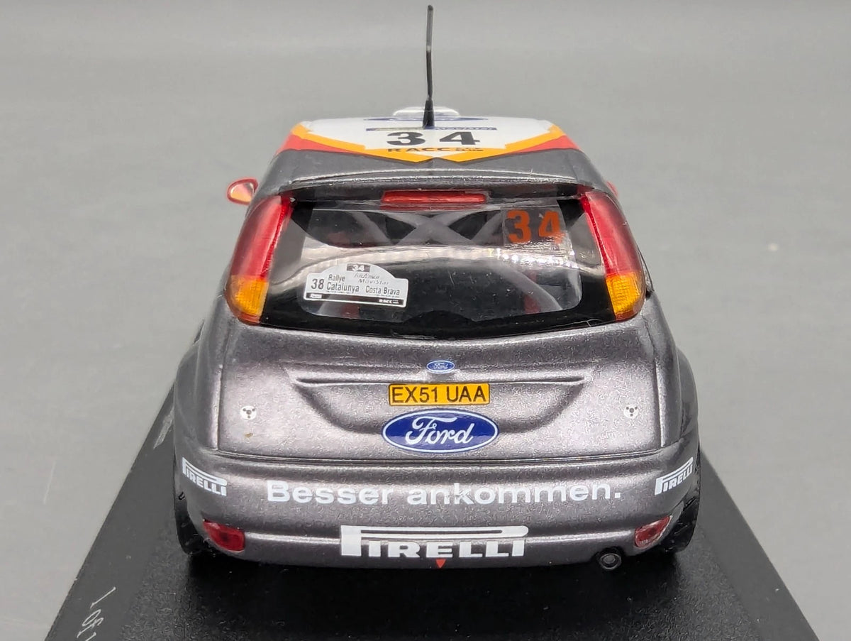 Modellautos 1:43 Minichamps Ford Focus RS WRC Rally Catalunya 2002 #34 mit OVP