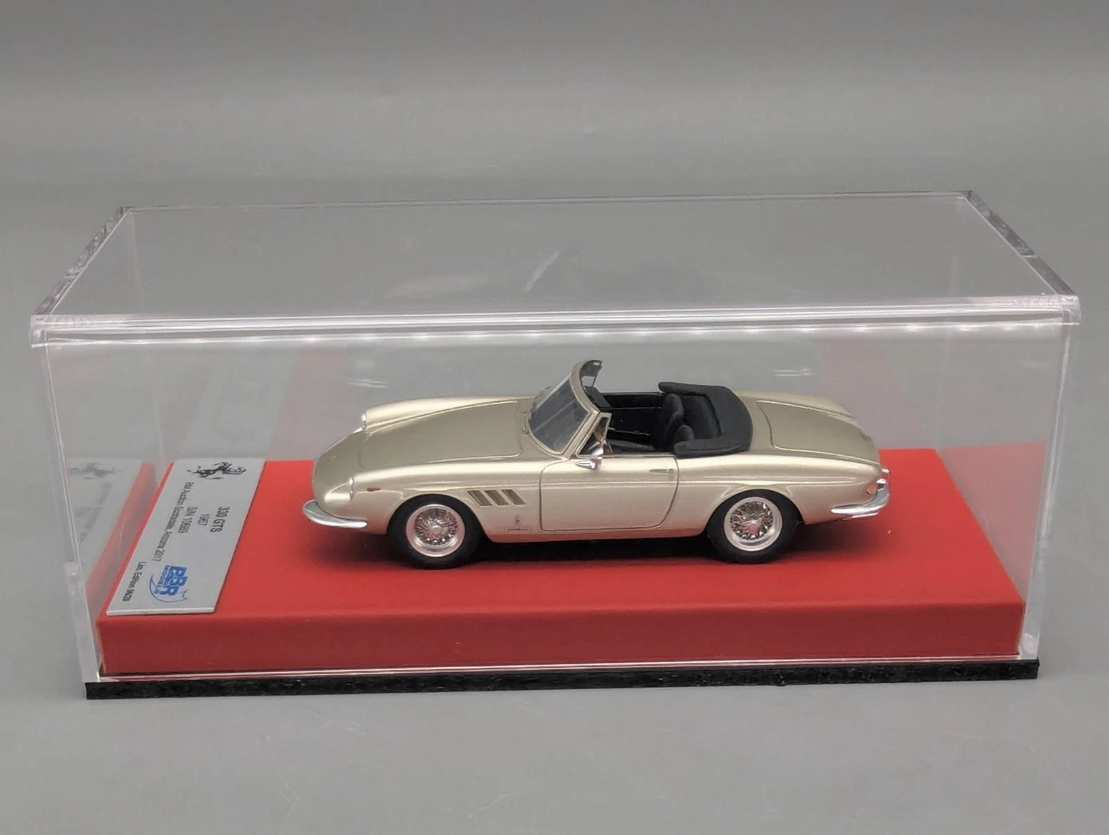 Modellautos 1:43 BBR Ferrari 330 GTS 1967 Auction 2017 Limited 06/20 mit OVP