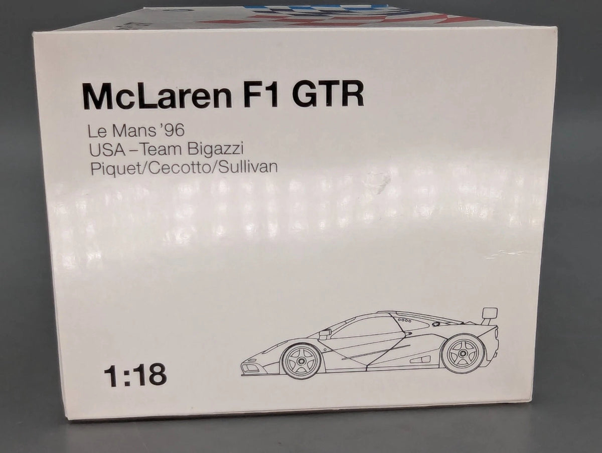 Modellautos 1:18 UT Models McLaren F1 GTR Le Mans 1996 #39 mit Dealer OVP