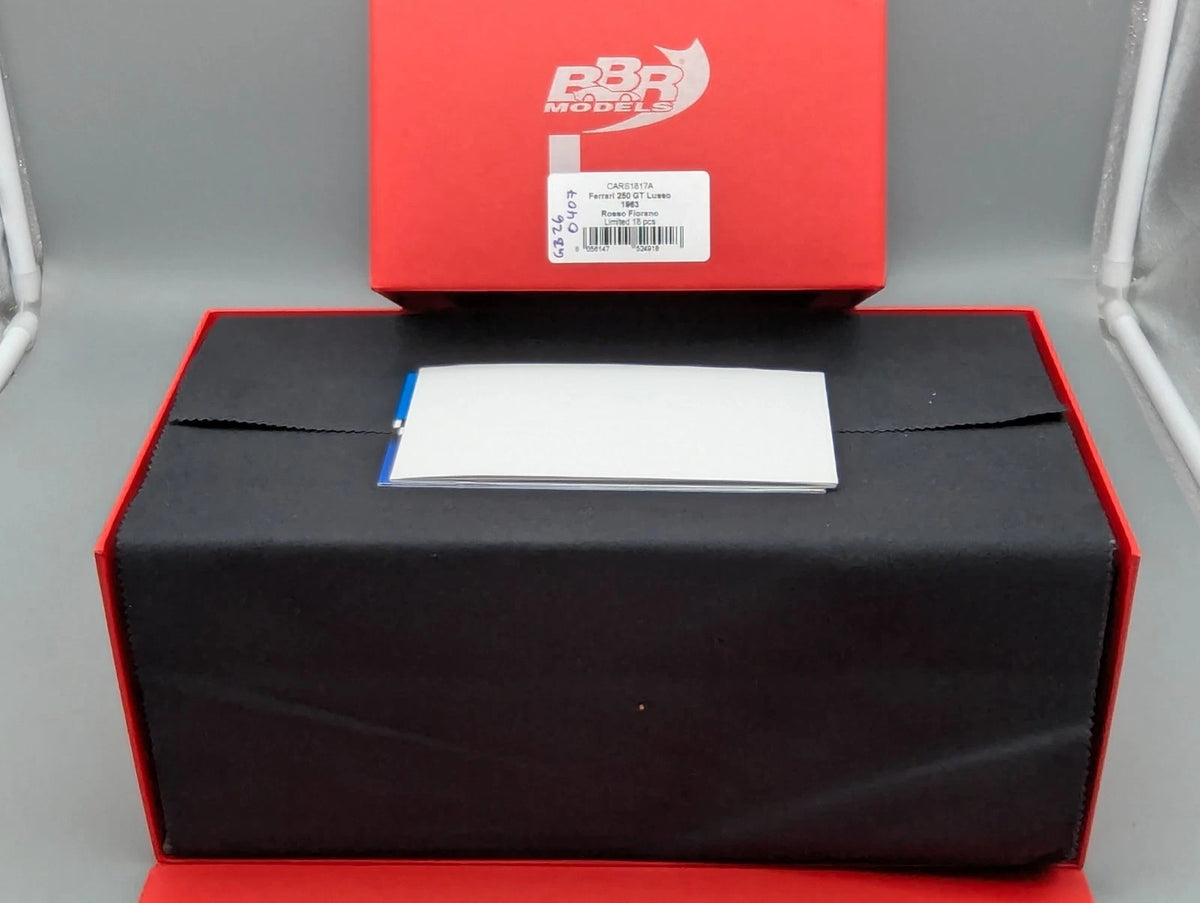 Modellautos 1:18 BBR Ferrari 250 GT Lusso S/N 4405 GT Auction 2009 Ltd 01/18 OVP
