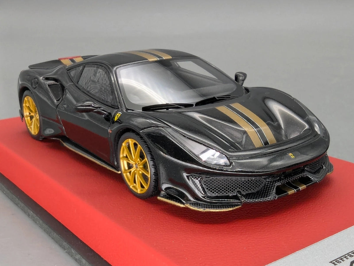 Modellautos 1:43 BBR Concept43 Ferrari 488 Pista RHD 2019 Nero St. Ltd 18/20 OVP