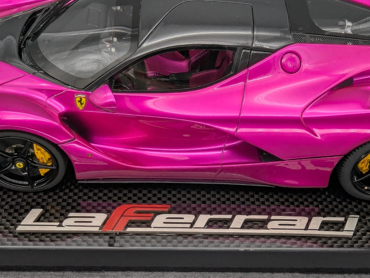 Modellautos 1:18 BBR Ferrari LaFerrari Pink Flash Ltd 04/05 OVP