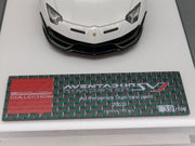 Eidolon Make Up 1:43 Lamborghini Aventador SVJ Roadster Weiß Grün Ltd 39/100 OVP