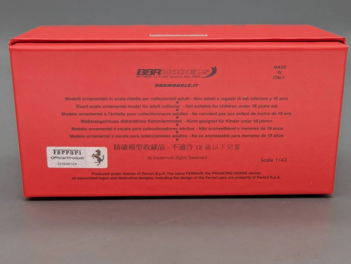 Modellautos 1:43 BBR RGM Ferrari 330 GTS S/N 10703 Auction 2018 Ltd 09/20 OVP